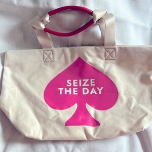 New, never used Kate Spade canvas tote bag